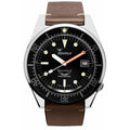 Squale 1521 Classic Black Leather Strap, Squale ref 1521CL.PS, product image 1