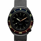 Squale 2002 Blue Red Sapphire Bezel, Squale ref 2002.SS.BLR.BL.ME22, product image 2