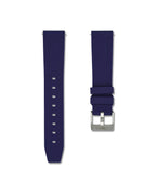 Marine Blue Quick Release Rubber Strap 19mm