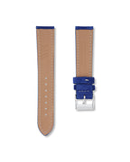 Ocean Blue Suede Leather Watch Strap 21mm