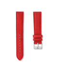 Strawberry Red Italian Calf Leather Watch Strap 20mm