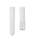 Ivory White Alligator Leather Watch Strap 20mm