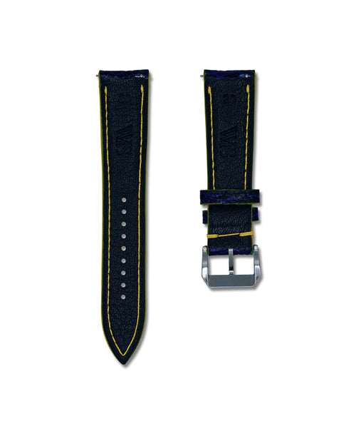 Blue Angels Bespoke Ostrich Shin Leather Watch Strap 20mm