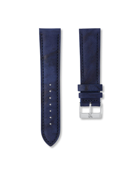 Midnight Blue Italian Calf Leather Watch Strap 23mm
