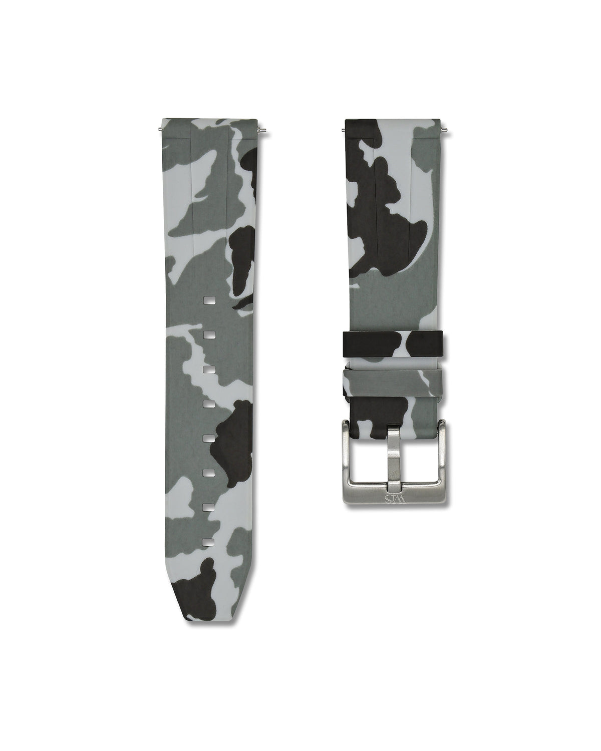 Arctic Camo Quick Release Rubber Strap 22mm