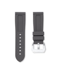Charcoal Grey Rubber Strap 22mm
