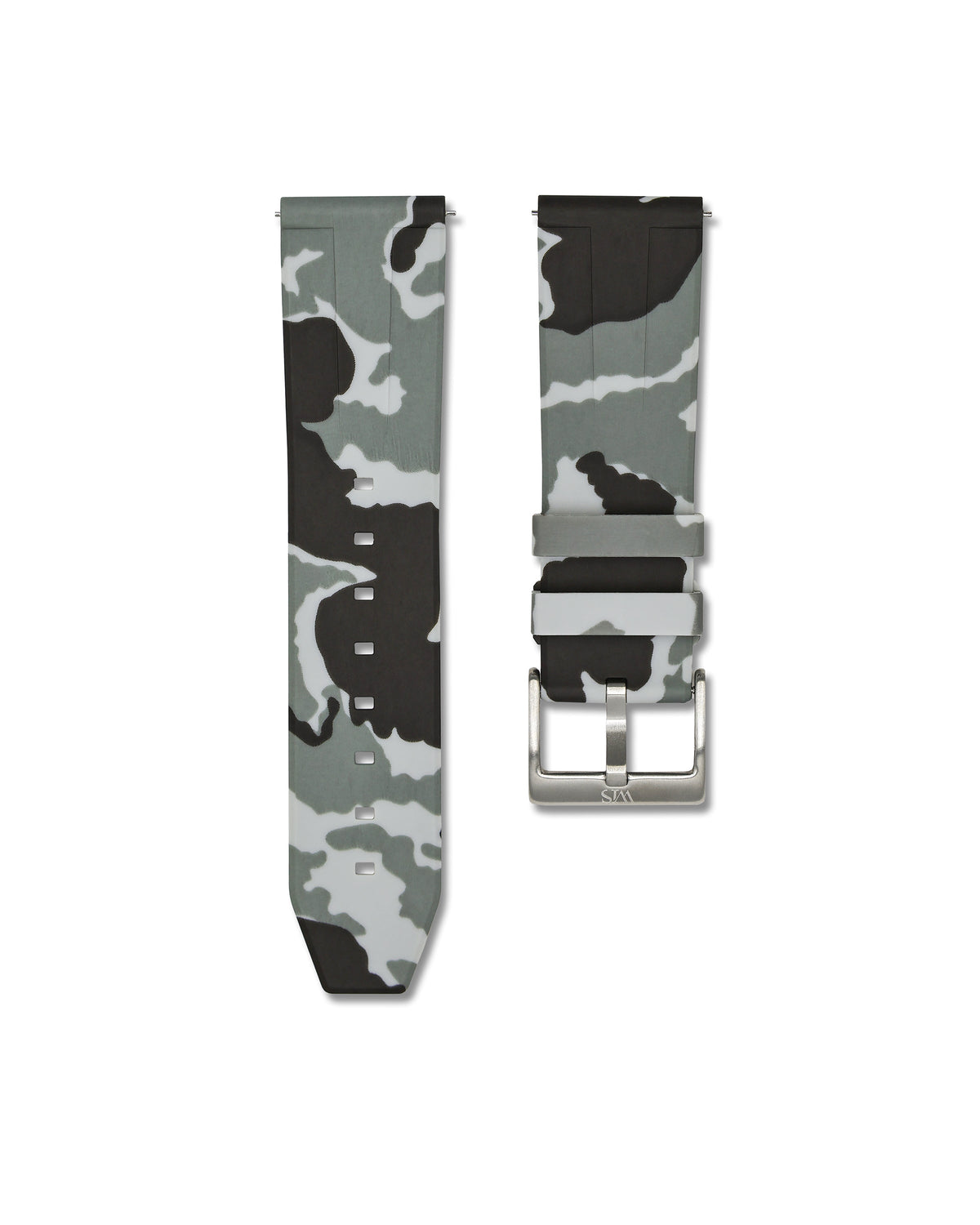 Arctic Camo Quick Release Rubber Strap 24mm