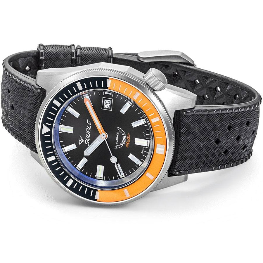Squale Matic Orange Bezel Strap, Squale ref MATICXSC.HT, product image 4