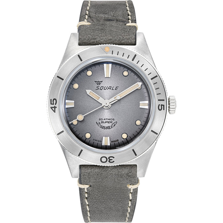 Squale Super-Squale Sunray Grey Strap, Squale ref SUPERSSG.PG, product image 1
