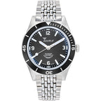 Squale Super-Squale Black Arabic Numerals Bracelet, Squale ref SUPERMBKBK.AC, product image 1