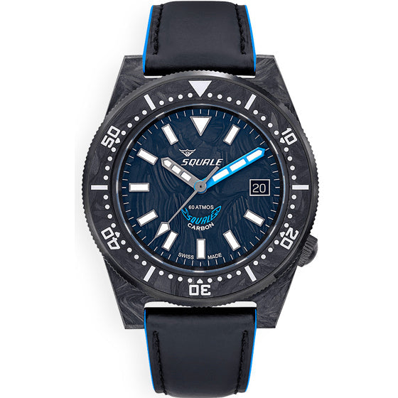 Squale T183 Forged Carbon Blue, Squale ref T183AFCBL.RLBL, product image 1