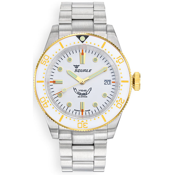 Squale 1545 White Bracelet, Squale ref 1545WTWT.AC, product image 1