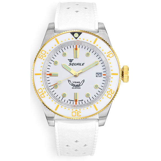 Squale 1545 White Strap, Squale ref 1545WTWT.HTW, product image 1