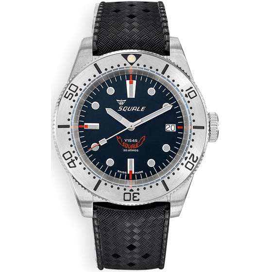 Squale 1545 Steel Black Strap, Squale ref 1545SSBK.HT, product image 1