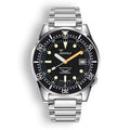 Squale 1521 Classic Steel Black Bracelet, Squale ref 1521CL.SQ20L, product image 1
