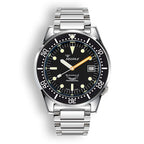 Squale 1521 Classic Steel Black Bracelet, Squale ref 1521CL.SQ20L, product image 1