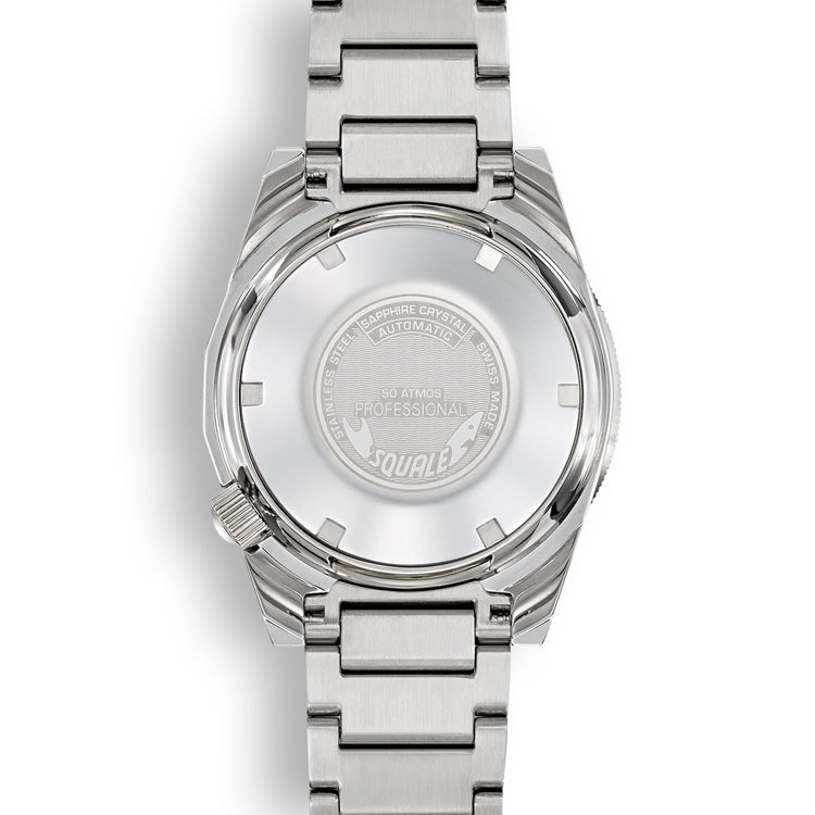 Squale 1521 Classic Steel Black Bracelet, Squale ref 1521CL.SQ20L, product image 2