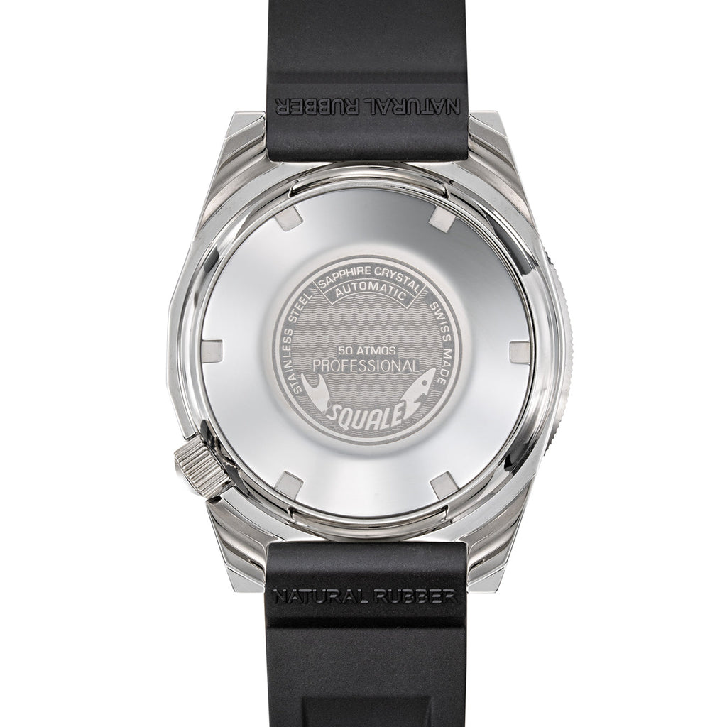Squale 1521 Classic Steel Black Strap, Squale ref 1521CL.VO, product image 3