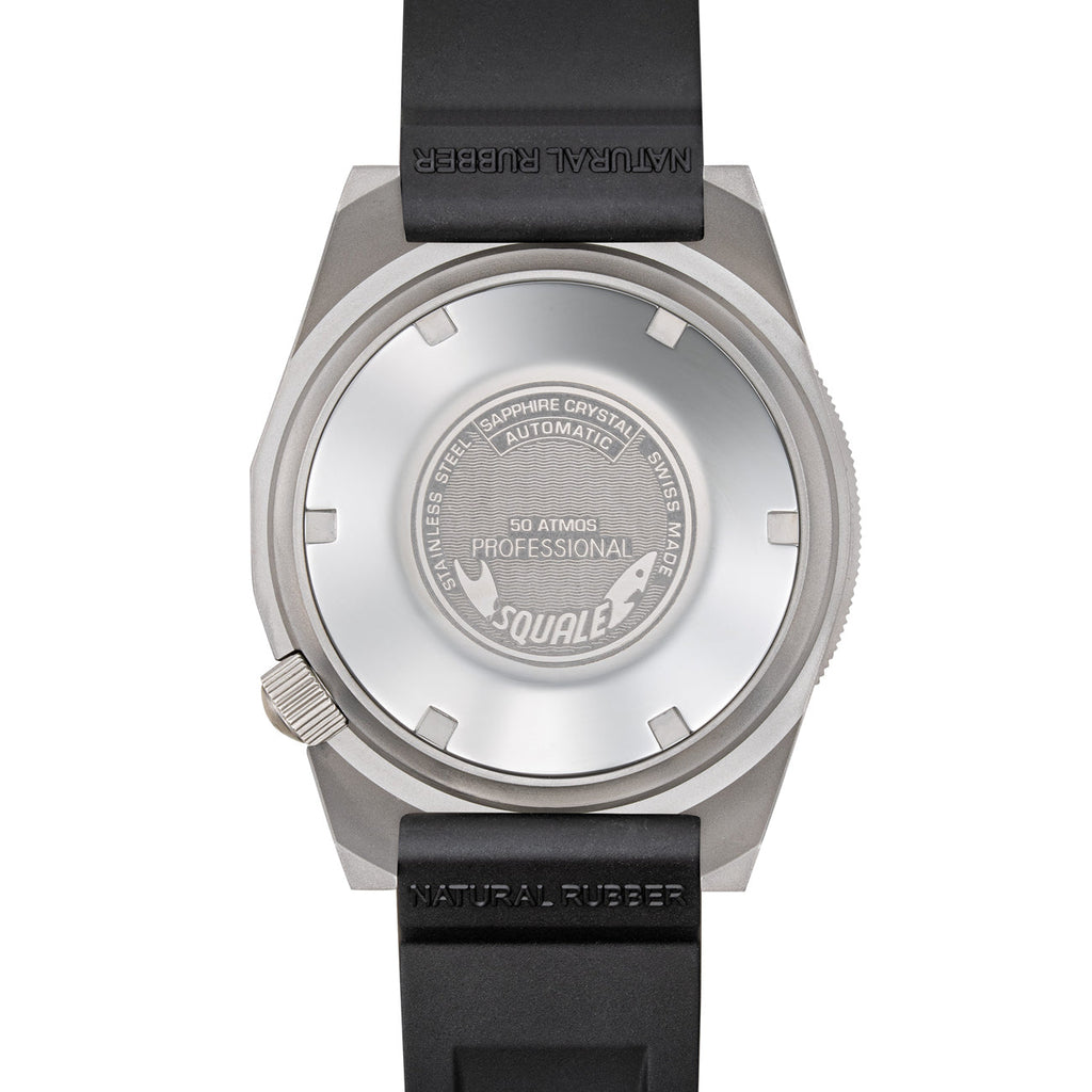 Squale 1521 Black Blasted Strap, Squale ref 1521BKBL.VO, product image 3