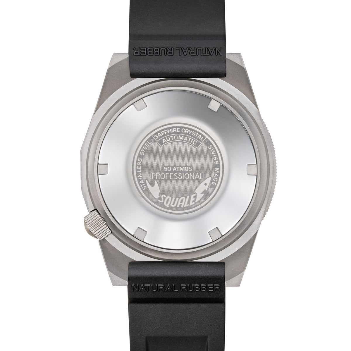 Squale 1521 Black Blasted Strap, Squale ref 1521BKBL.VO, product image 3