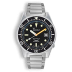 Squale 1521 Black Blasted Bracelet, Squale ref 1521BKBL.SQ20S, product image 1