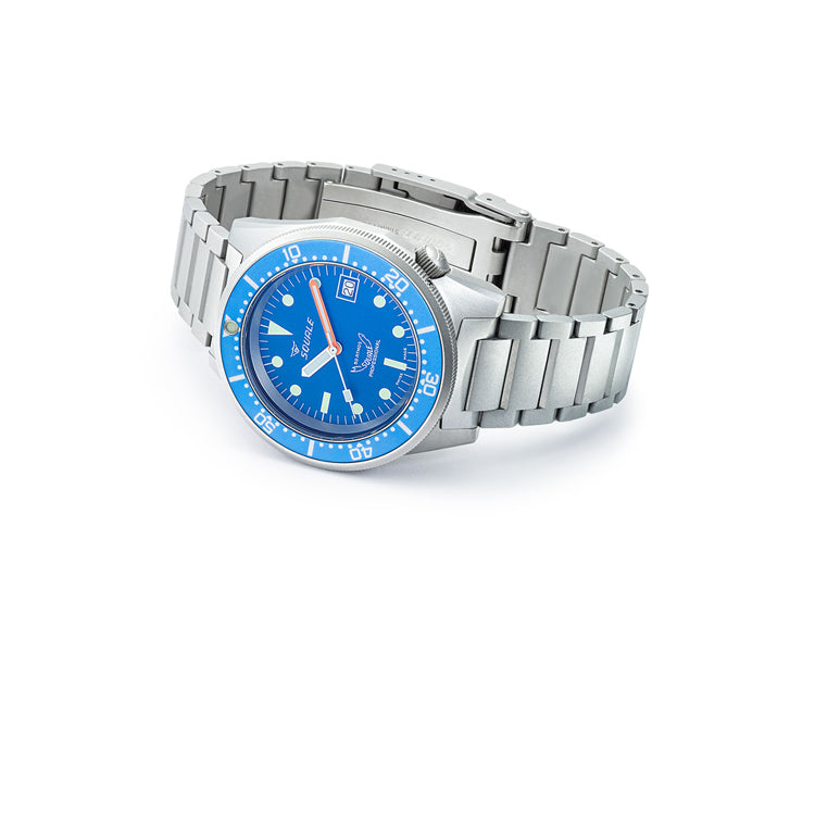 Squale 1521 Blue Blasted Bracelet, Squale ref 1521BLUEBL.SQ20S, product image 3