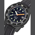 Squale 1521 PVD Black Strap, Squale ref 1521PVD.VO, product image 4