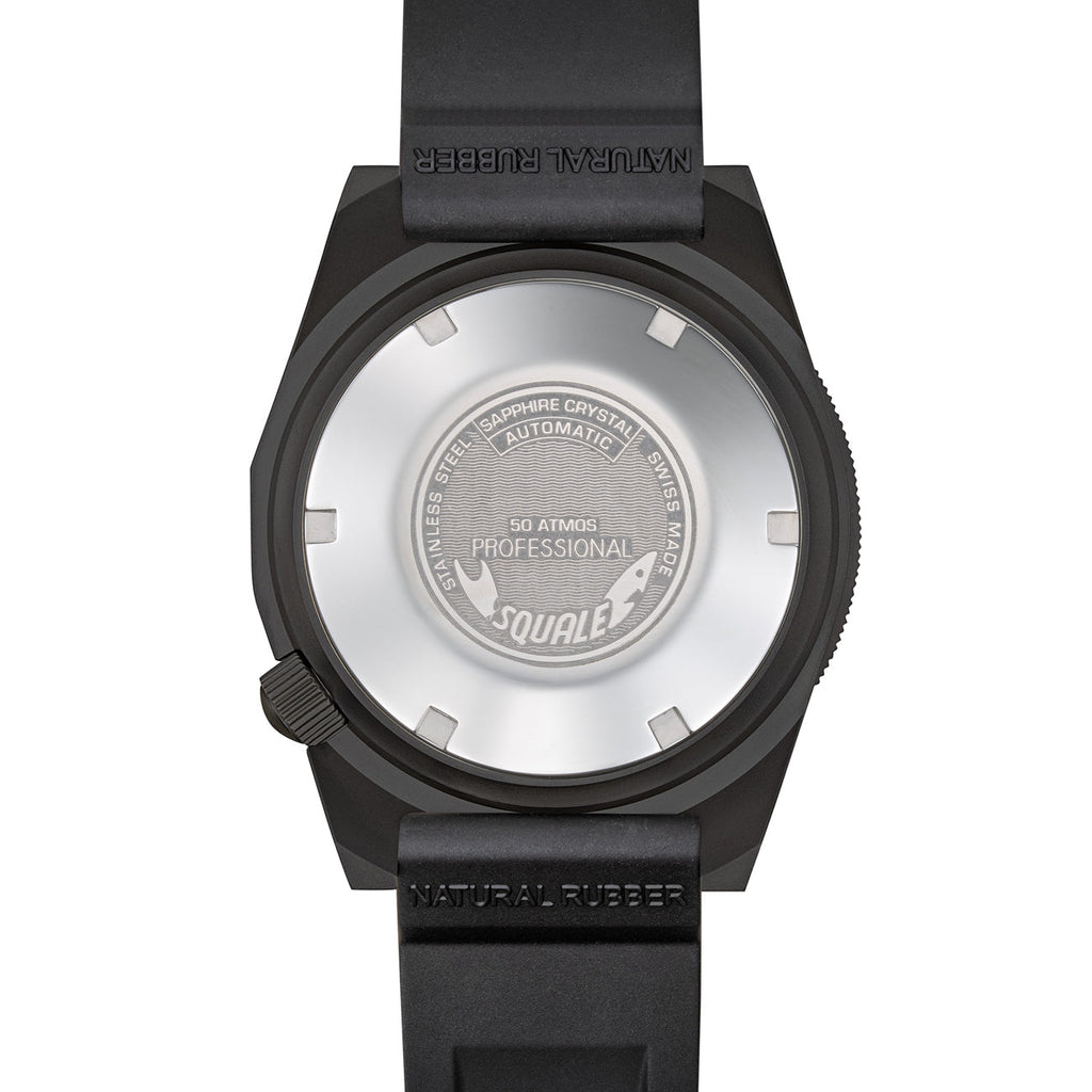 Squale 1521 PVD Black Strap, Squale ref 1521PVD.VO, product image 2