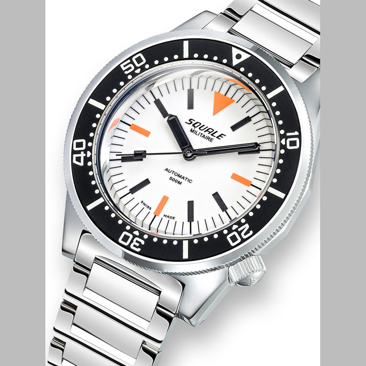 Squale 1521 Full Luminous Militaire White Bracelet, Squale ref 1521FUMIWT.SQ20L, product image 2