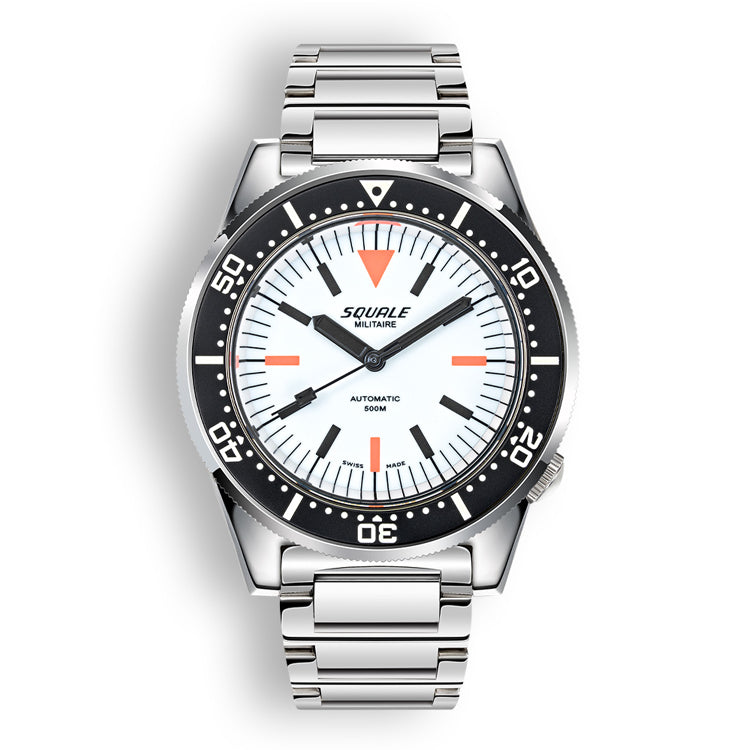 Squale 1521 Full Luminous Militaire White Bracelet, Squale ref 1521FUMIWT.SQ20L, product image 1