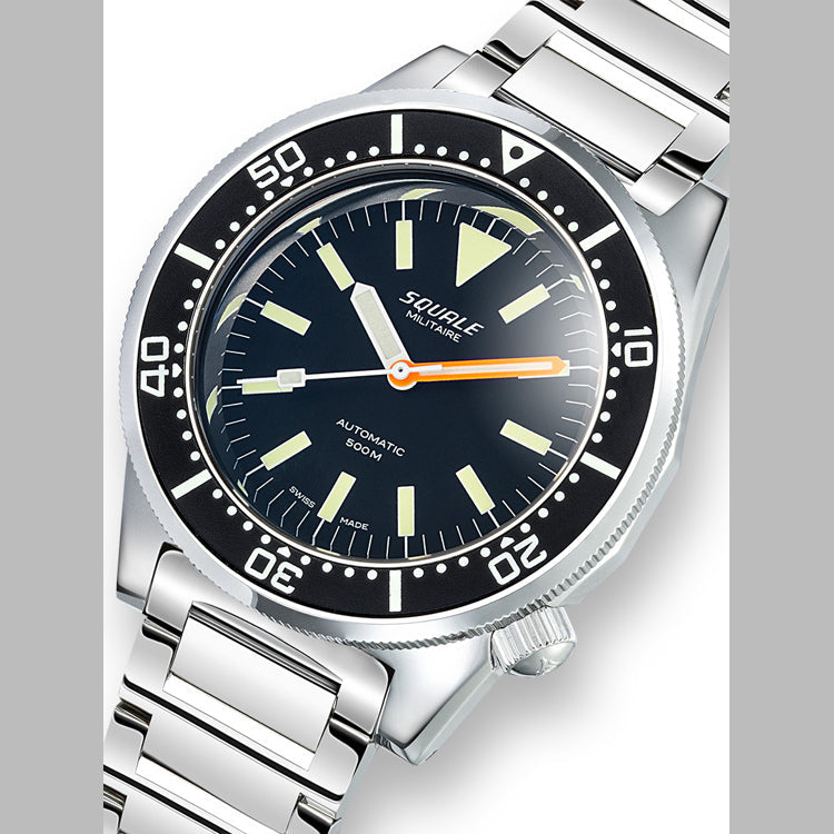 Squale 1521 Militaire Black Bracelet, Squale ref 1521MIL.SQ20L, product image 4
