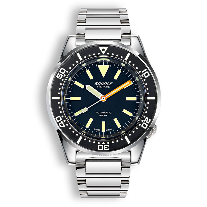 Squale 1521 Militaire Black Bracelet, Squale ref 1521MIL.SQ20L, product image 1