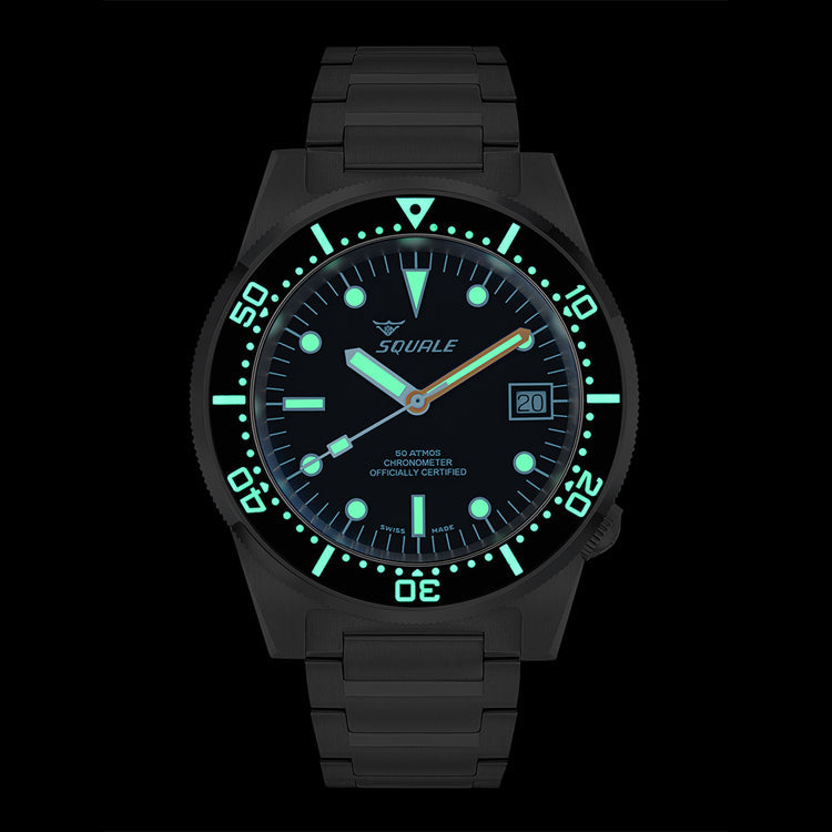 Squale 1521 Classic COSC Bracelet, Squale ref 1521COSCL.SQ20B, product image 4
