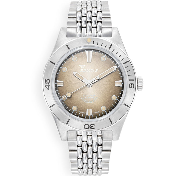 Squale Super-Squale Sunray Brown Bracelet, Squale ref SUPERSSBW.AC, product image 1