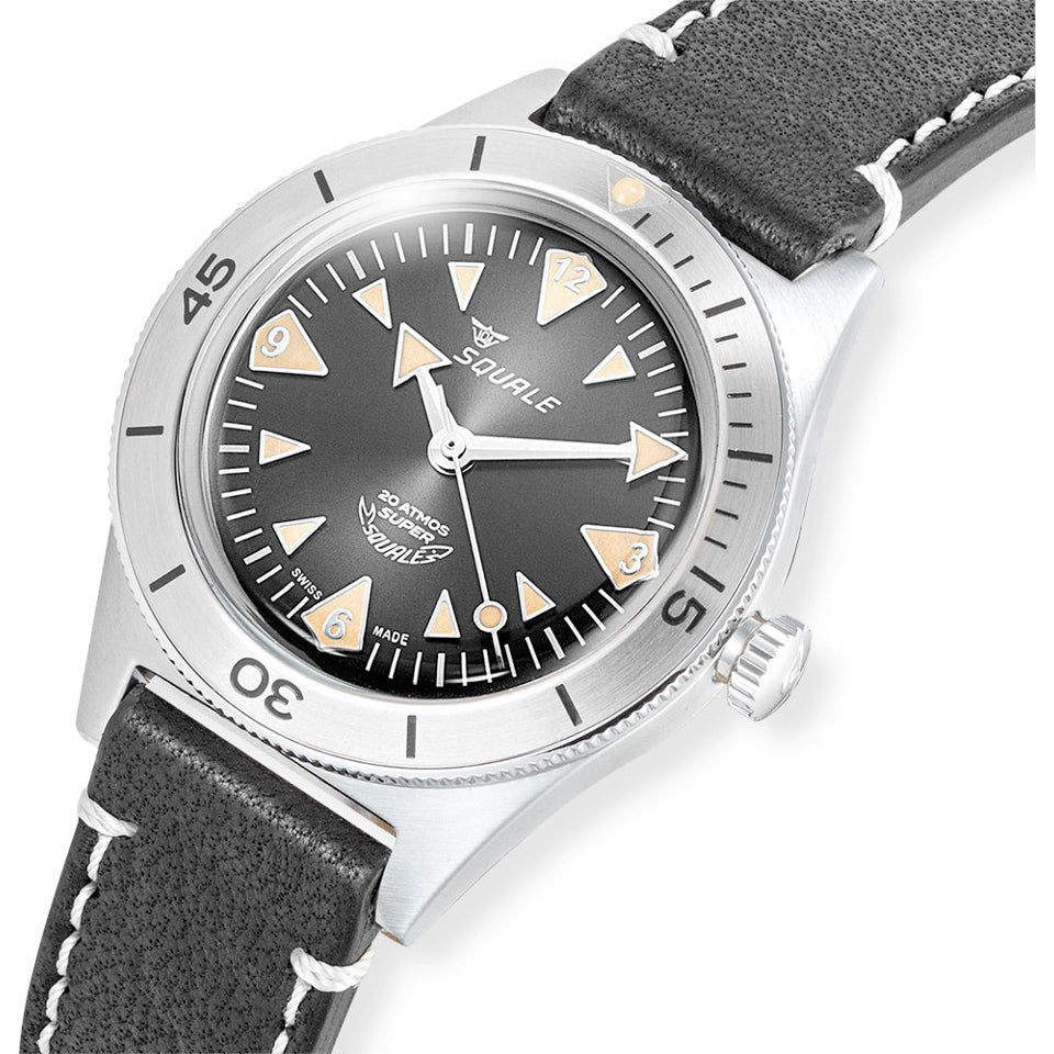 Squale Super-Squale Big Arrows Black Strap, Squale ref SUPERSSABK.PN, product image 3