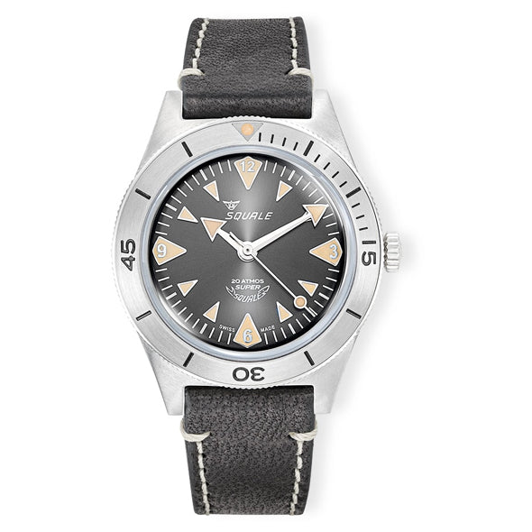 Squale Super-Squale Big Arrows Black Strap, Squale ref SUPERSSABK.PN, product image 1