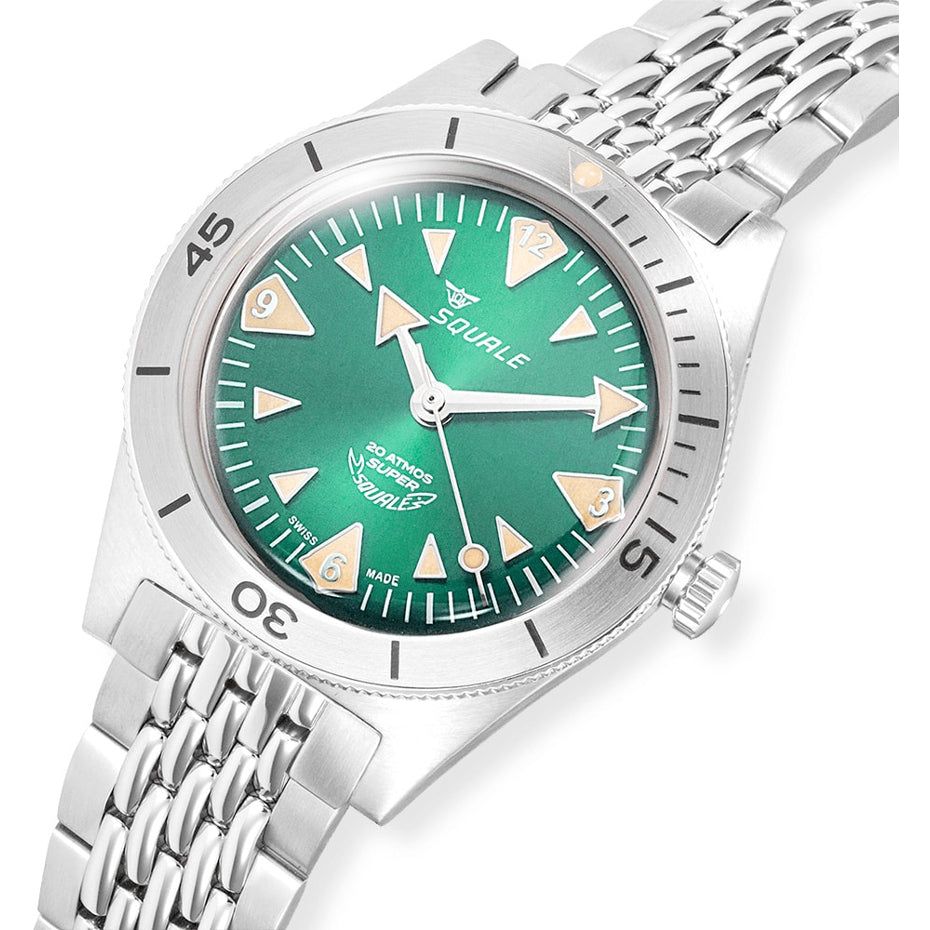 Squale Super-Squale Big Arrows Green Bracelet, Squale ref SUPERSSAGR.AC, product image 3