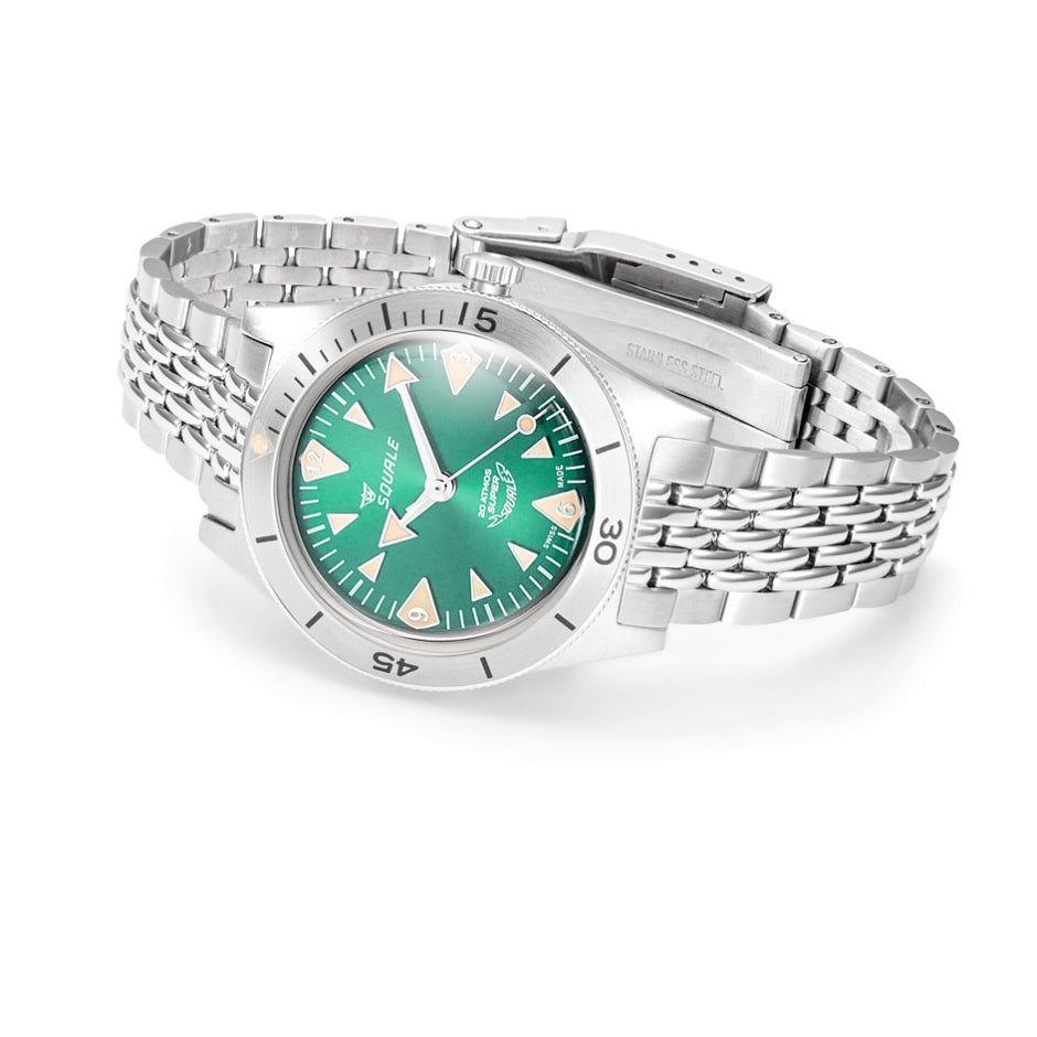 Squale Super-Squale Big Arrows Green Bracelet, Squale ref SUPERSSAGR.AC, product image 4