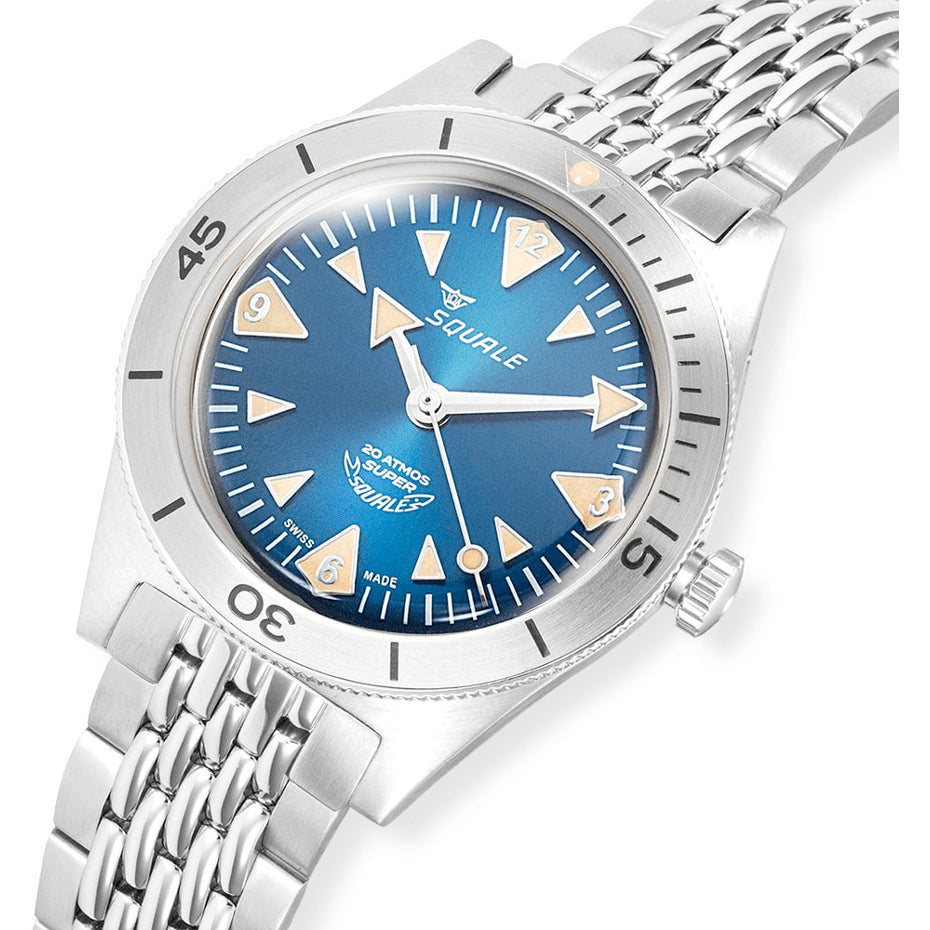 Squale Super-Squale Big Arrows Blue Bracelet, Squale ref SUPERSSABL.AC, product image 3