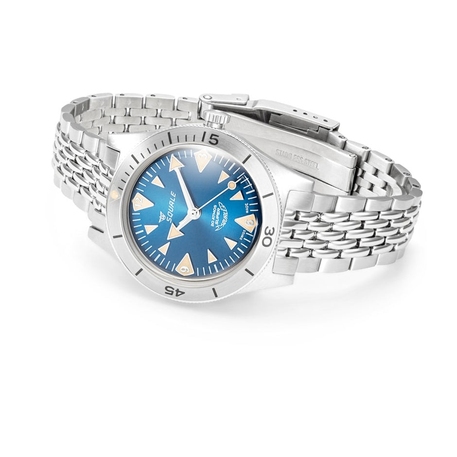 Squale Super-Squale Big Arrows Blue Bracelet, Squale ref SUPERSSABL.AC, product image 4