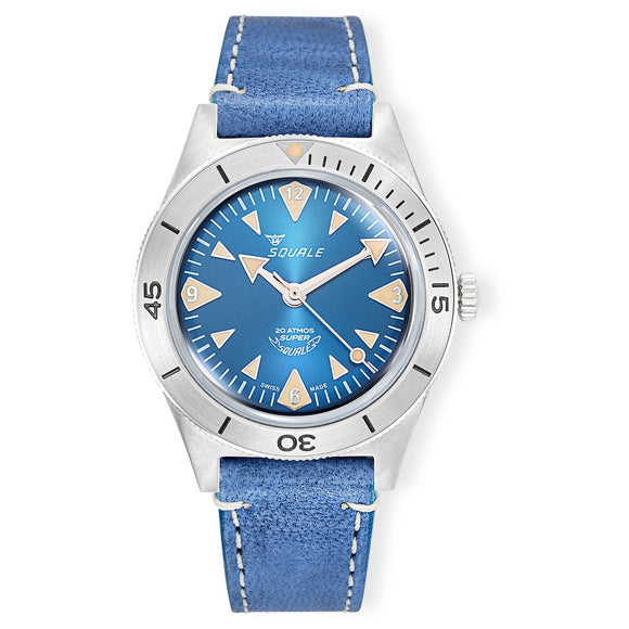 Squale Super-Squale Big Arrows Blue Strap, Squale ref SUPERSSABL.PBL, product image 1