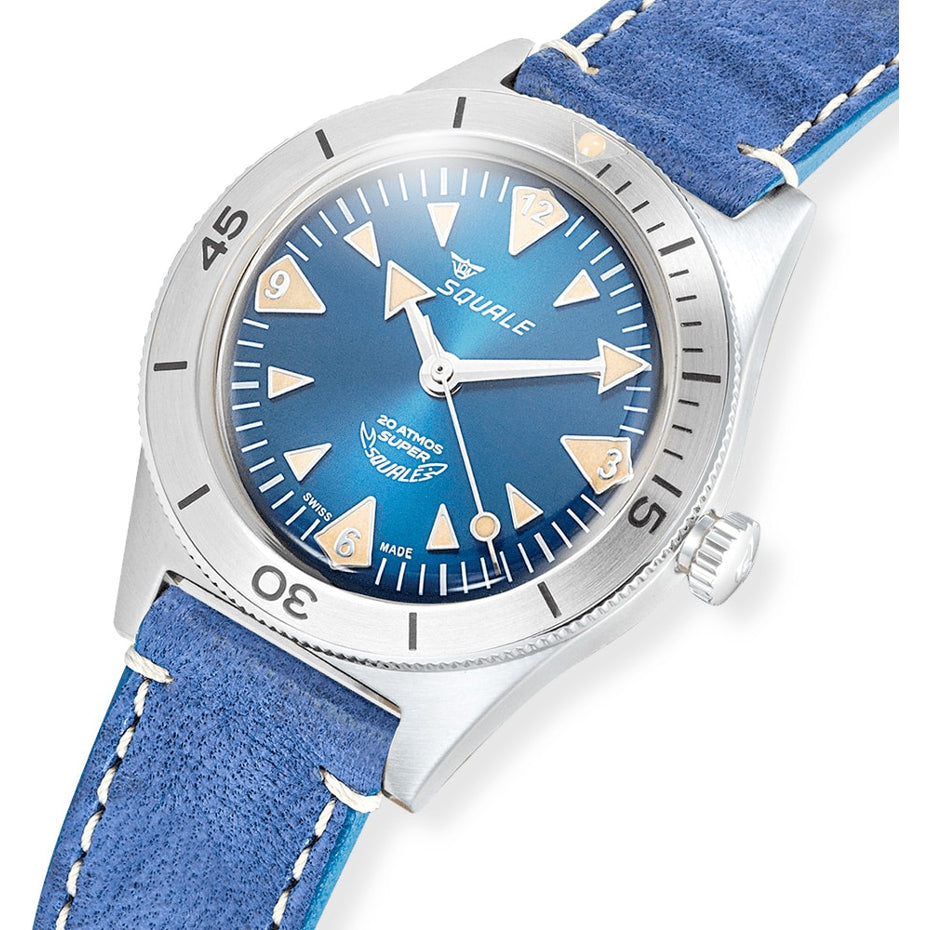 Squale Super-Squale Big Arrows Blue Strap, Squale ref SUPERSSABL.PBL, product image 3