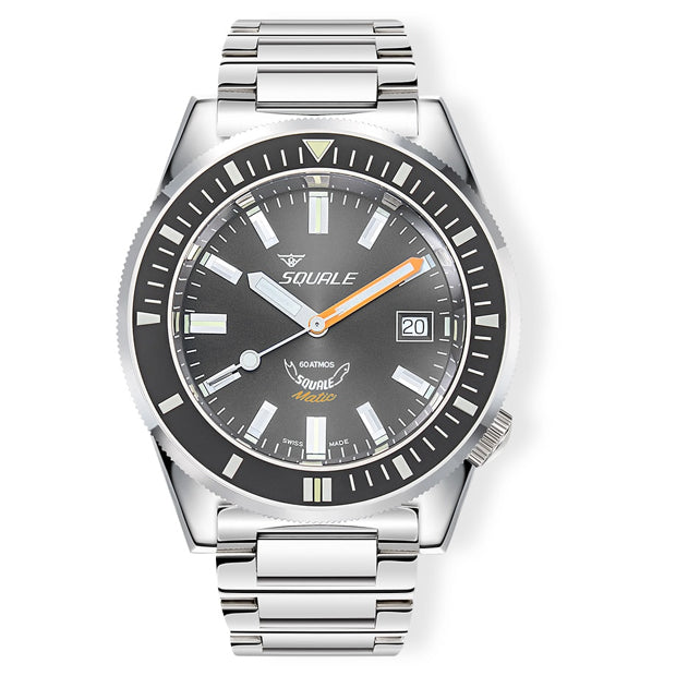 Squale Matic Grey Bracelet, Squale ref MATICXSA.SQ22L, product image 1