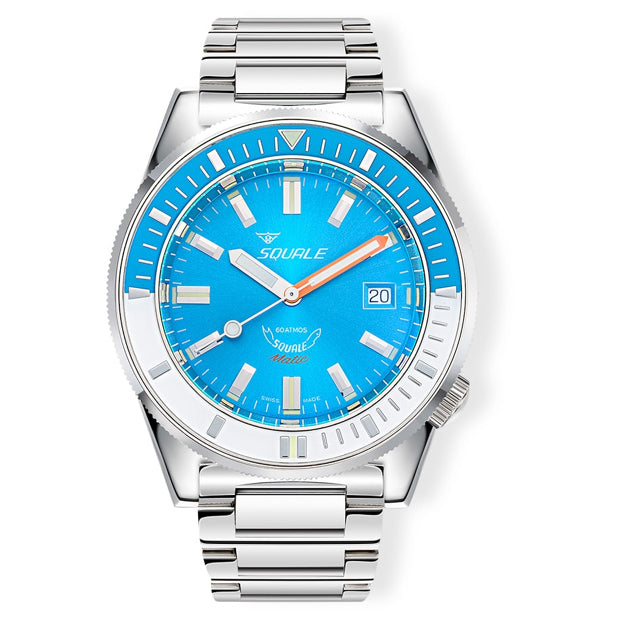Squale Matic Light Blue Bracelet, Squale ref MATICXSE.SQ22L, product image 1