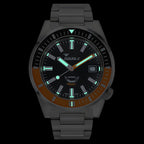 Squale Matic Satin Orange Bracelet, Squale ref MATICXSC.SQ22B, product image 3