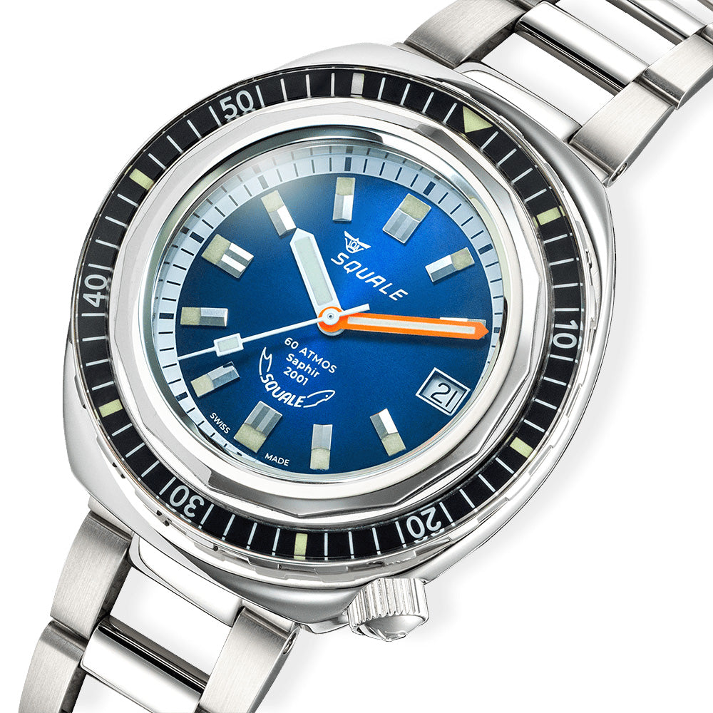 Squale 2001 Sunray Blue, Squale ref 2001BKBL.AC, product image 2