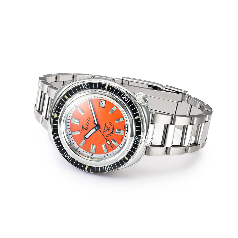 Squale 2001 Reverse Orange, Squale ref 2001BKOR.AC, product image 3