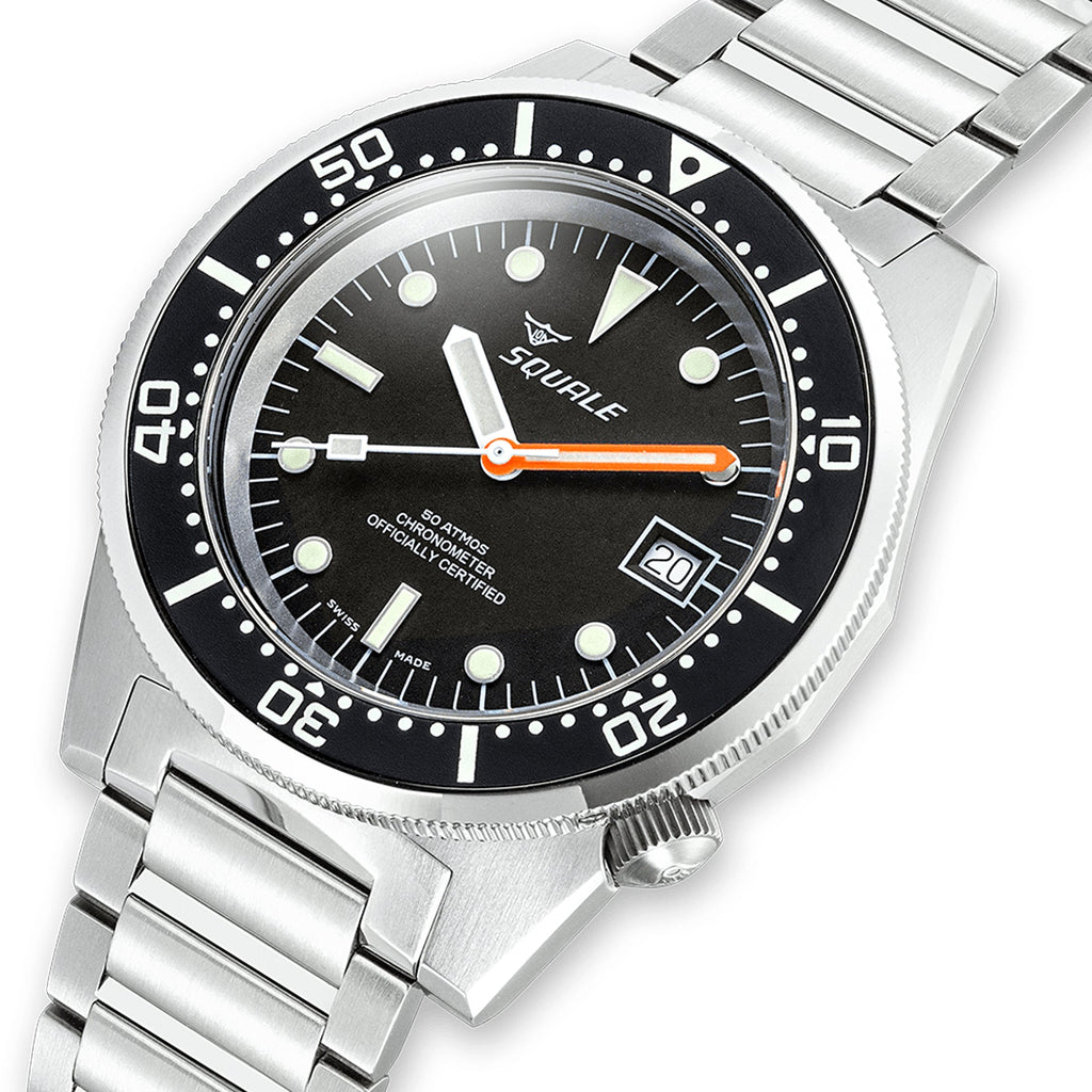 Squale 1521 Classic COSC Bracelet, Squale ref 1521COSCL.SQ20B, product image 5