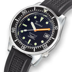 Squale 1521 Classic Steel Black Strap, Squale ref 1521CL.VO, product image 4