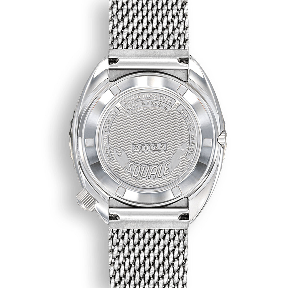 Squale 2002 Blue Red Sapphire Bezel, Squale ref 2002.SS.BLR.BL.ME22, product image 3